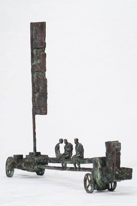 Einsame fahrt Skulptur Michael Jastram | Unikke skulpturer af Michael Jastram