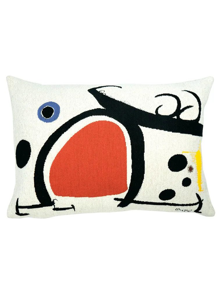 MIRO Femme oiseaau Billedvævning Poulin Design | Puder med smukke designs fra Poulin Design