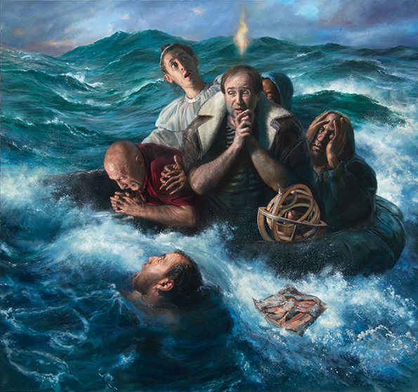 Shipwreck Malerier Alejandro DeCinti | Køb eksklusivt Alejandro DeCinti kunst