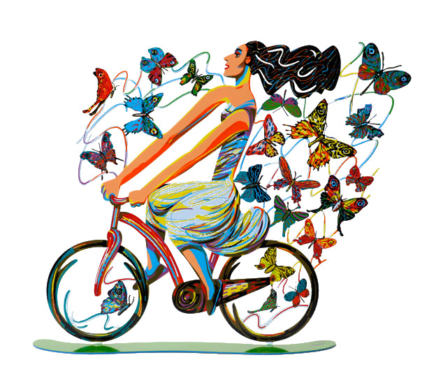 Rider in euphoria Skulptur David Gerstein | Malerier af David Gerstein | Shop her