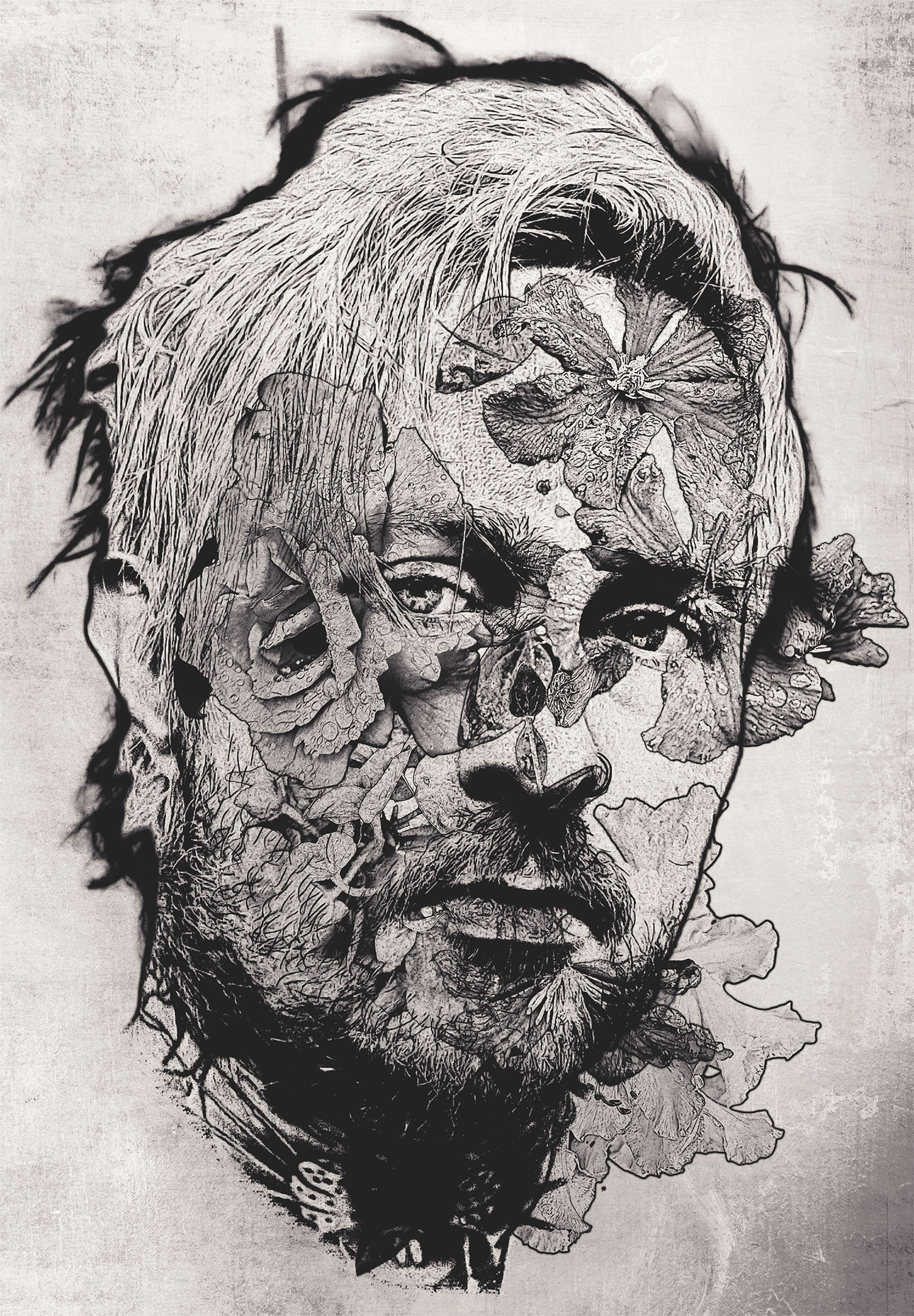 Selvportræt Fotokunst Niels Maagaard | Digitale værker af Niels Maagaard | Køb her