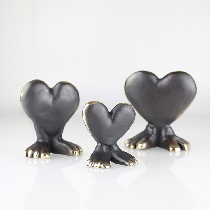 Running Heart Skulptur Tom Blicher | Skulpturer af Tom Blicher | Hurtig levering