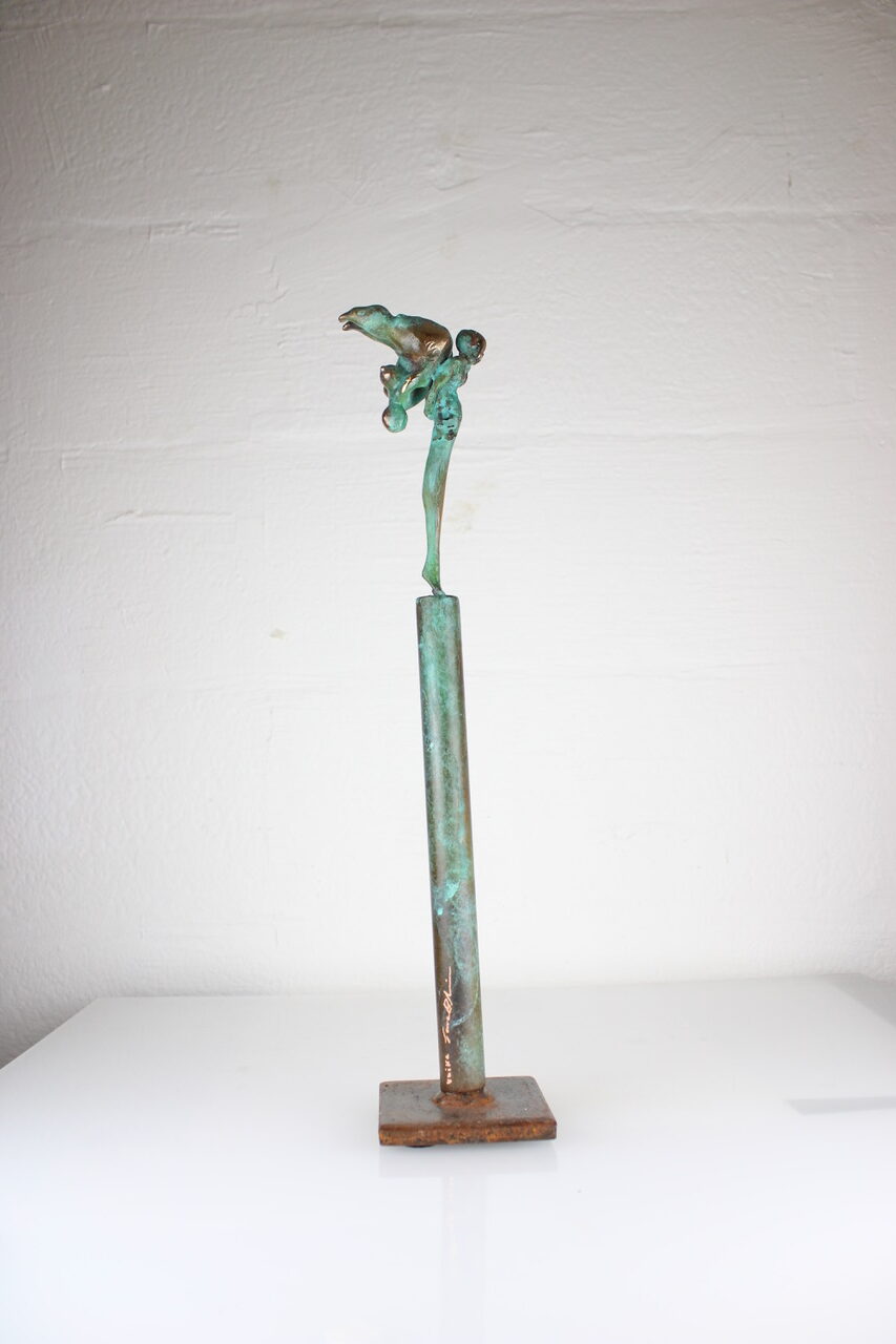 Travel light Skulptur Tom Blicher | Skulpturer af Tom Blicher | Hurtig levering