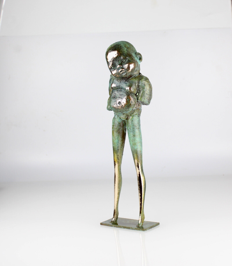 Golden human Skulptur Tom Blicher | Skulpturer af Tom Blicher | Hurtig levering