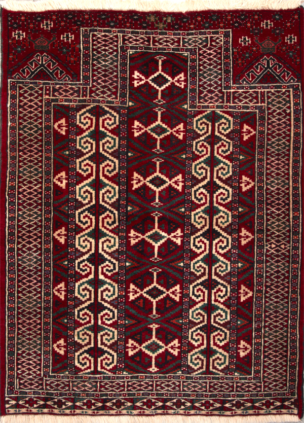 Yomud Uni Turkmenske tæpper | Ægte turkmenske tæpper | Unikt design