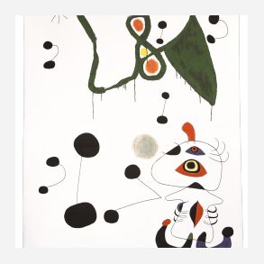 MIRO Femme et Oiseau la nuŽt