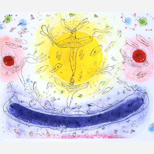 Summer happiness dance