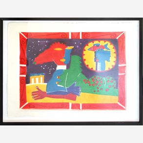 Una mujer insimismada