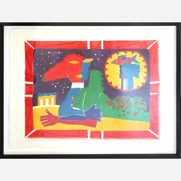 Una mujer insimismada