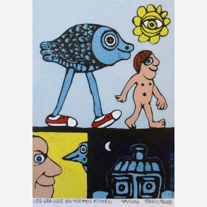 Jeg gr lige en tur med fisken