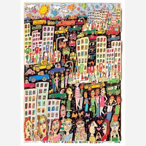 In a trance of a colorful glance by chance