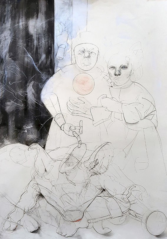 Uden titel Kunsttegninger Henriette Hagelskjær - Kunstværker af Henriette Hagelskjær