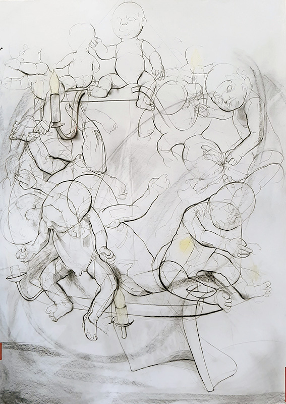 Uden titel Kunsttegninger Henriette Hagelskjær - Kunstværker af Henriette Hagelskjær