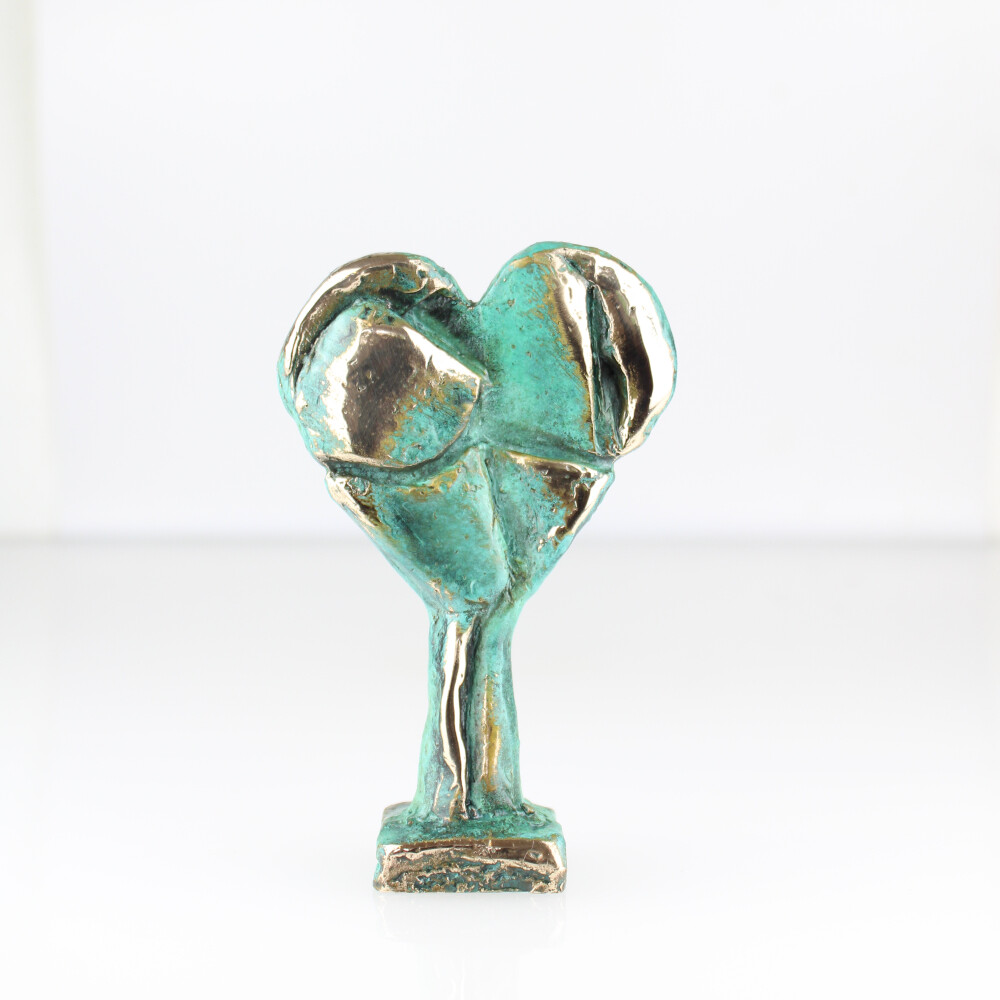 Dig og mig hjerte Skulptur Tom Blicher | Skulpturer af Tom Blicher | Hurtig levering