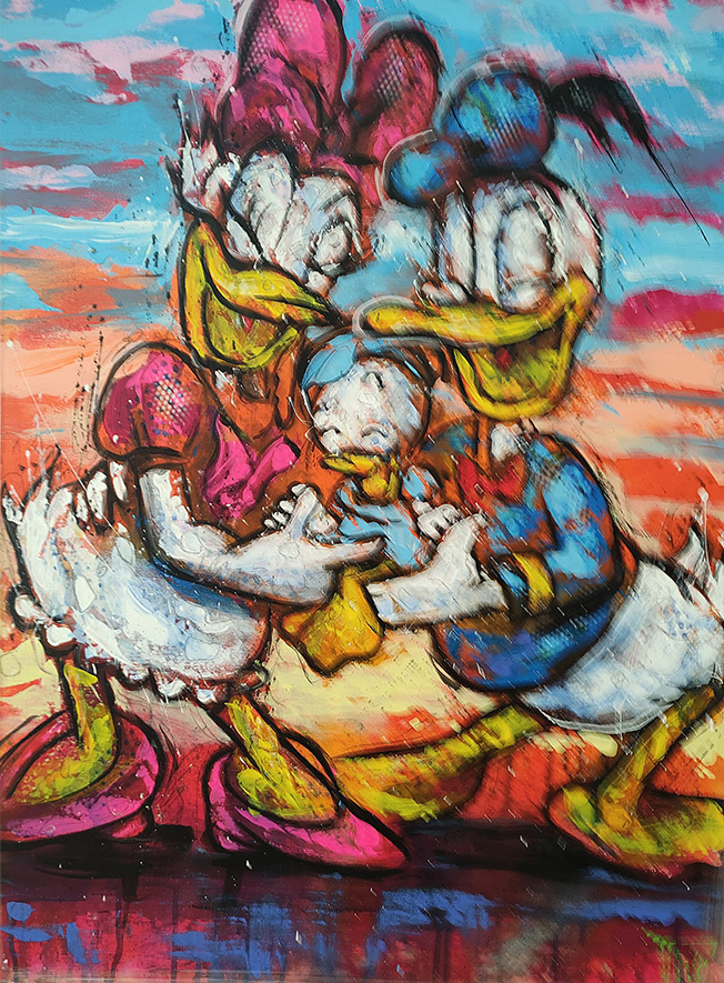 Anders And og Andersine Malerier Jürgen Wölk | Se vores udvalg af malerier af Jürgen Wölk