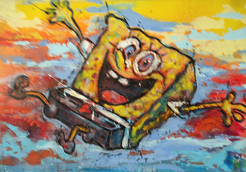 Svampebob Firkant Malerier Jürgen Wölk | Se vores udvalg af malerier af Jürgen Wölk