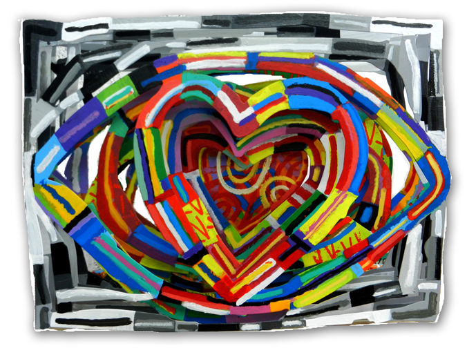 Love in your eyes Vægkunst David Gerstein | Malerier af David Gerstein | Shop her