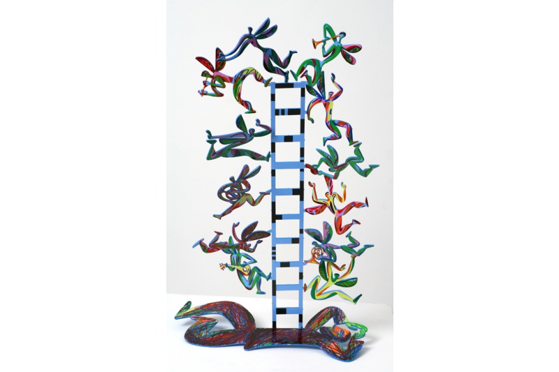 Jacob Ladder Skulptur David Gerstein | Malerier af David Gerstein | Shop her