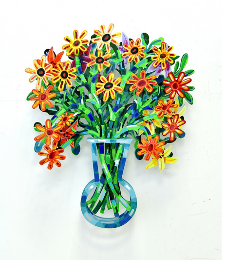 Monaco Bouquet Vægkunst David Gerstein | Malerier af David Gerstein | Shop her